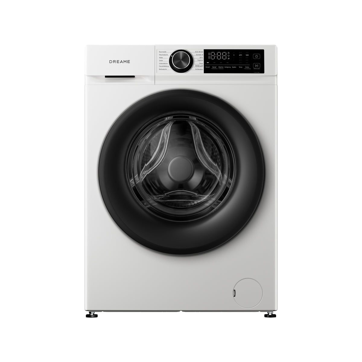 DREAME Slim Waschmaschine S-Ultra, 530 mm schlanker Korpus, 530 mm große Trommel, Hocheffizienter DD-Motor, Farbschonende Kaltwäsche, Dampfsterilisation & Milbenentfernung, Knitterschutz-Technologie